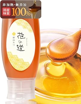 Amazon | 九州蜂の子本舗 野山みつ 500g 国産100% 生はちみつ 非加熱